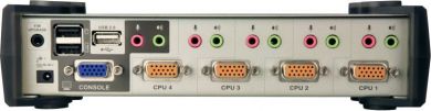 Aten Aten 4-Port PS/2-USB VGA/Audio KVMP Switch with OSD | CS1734B CS1734B-AT-G