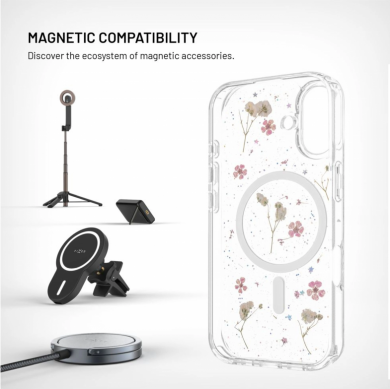 Fixed Fixed MagBloom | Back cover | Apple | iPhone 17 | TPU | Blush Plum FIXBLM-1600-BP