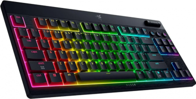 Razer Razer | BlackWidow V4 Low-Profile HyperSpeed | Keyboard | Wireless | US | Bluetooth | Black | Orange Switches RZ03-05270800-R3M1