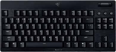 Razer Razer | BlackWidow V4 Low-Profile Tenkeyless HyperSpeed | Keyboard | Wireless | US | Bluetooth | Black | Green Switches RZ03-05450500-R3M1