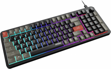 MSI MSI FORGE GK110 US | Gaming keyboard | Wired | US | Black | USB 2.0 | Membrane FORGE GK110 US