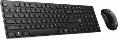 MSI MSI | FORGE K210 | Keyboard and Mouse Set | Wireless | Mouse included | US | Black | Scissor FORGE K210 W COMBO