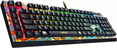 Razer Razer | BlackWidow V4 X | Mechanical Gaming Keyboard | Wired | US | Chroma RGB | Pok&eacute;mon Edition | Green Mechanical Switches RZ03-04704200-R3M1