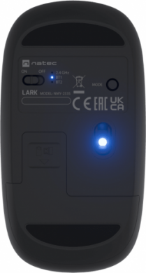 Natec Natec | Mouse | Lark | Wireless | 2.4 GHz, Bluetooth | Anthracite NMY-2335