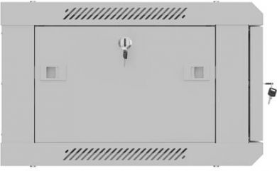 Lanberg Lanberg Wall mounted installation cabinet 19" 4U 600X450 | WF01-6404-00S | Gray WF01-6404-00S