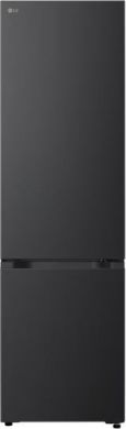 LG LG Refrigerator | GBBS322CEV | Energy efficiency class C | Free standing | Combi | Height 203 cm | Fridge net capacity 262 L | Freezer net capacity 113 L | Display | 34 dB | Black GBBS322CEV
