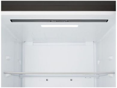 LG LG Refrigerator | GBBS322CEV | Energy efficiency class C | Free standing | Combi | Height 203 cm | Fridge net capacity 262 L | Freezer net capacity 113 L | Display | 34 dB | Black GBBS322CEV