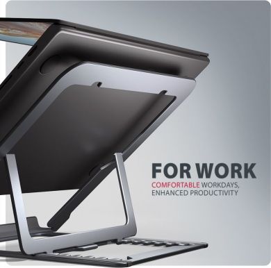 AXAGON AXAGON STND-LAG stand for laptops and tablets | Adjustable Height, Angle | 10-17.3 " | Maximum weight (capacity) 20 kg | Grey STND-LAG