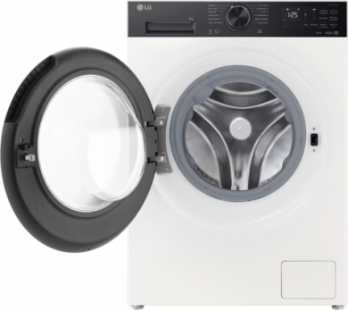 LG LG Washing machine | F2X50S9THB | Energy efficiency class A | Front loading | Washing capacity 9 kg | 1200 RPM | Depth 48 cm | Width 60 cm | LED | Steam function | Direct drive | Wi-Fi | White F2X50S9THB
