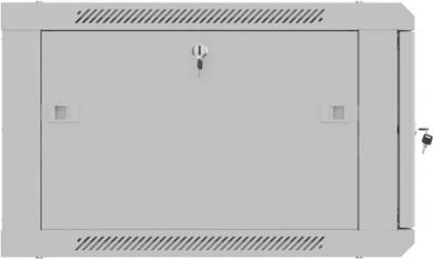 Lanberg Lanberg Wall mounted installation cabinet 19" 9U 600X600 | WF01-6606-23S | Grey WF01-6606-23S