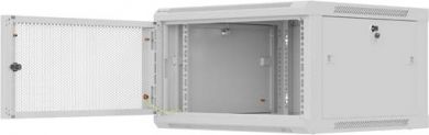 Lanberg Lanberg Wall mounted installation cabinet 19" 9U 600X600 | WF01-6606-23S | Grey WF01-6606-23S