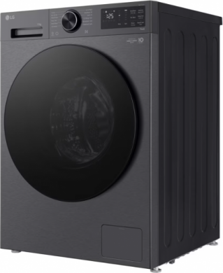 LG LG Washing machine | F4X5011TBB | Energy efficiency class A | Front loading | Washing capacity 11 kg | 1400 RPM | Depth 57 cm | Width 60 cm | Display | LED | Steam function | Direct drive | Wi-Fi | Matte Black F4X5011TBB