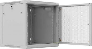 Lanberg Lanberg Wall mounted installation cabinet 19" 12U 600X600 | WF01-6612-23S | Grey WF01-6612-23S
