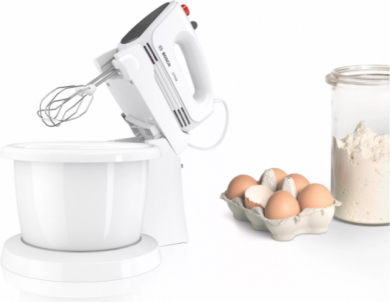 BOSCH Bosch | Mixer | CleverMixx MFQ2600G | Mixer with bowl | 375 W | Number of speeds 4 | Turbo mode | White MFQ2600G