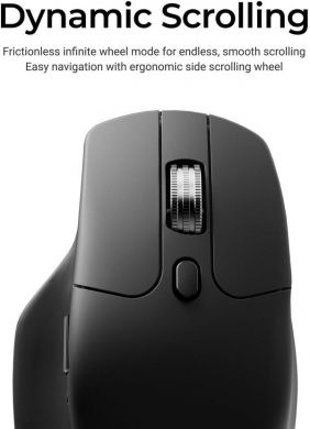 Keychron MOUSE USB OPTICAL WRL M6/BLACK M6S-A23 KEYCHRON M6S-A23 | Elektrika.lv