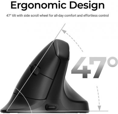 Keychron MOUSE USB OPTICAL WRL M5/BLACK M5-A23 KEYCHRON M5-A23 | Elektrika.lv