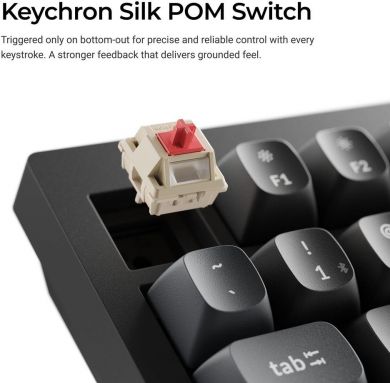 Keychron KEYBOARD WRL V6 ULTRA/BLACK V6U-D1 KEYCHRON V6U-D1 | Elektrika.lv