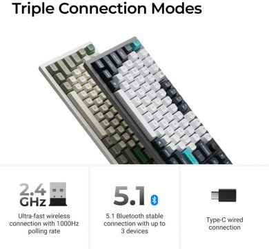 Keychron KEYBOARD WRL Q6 MAX RGB/CARBON BLACK Q6M-M4 KEYCHRON Q6M-M4 | Elektrika.lv