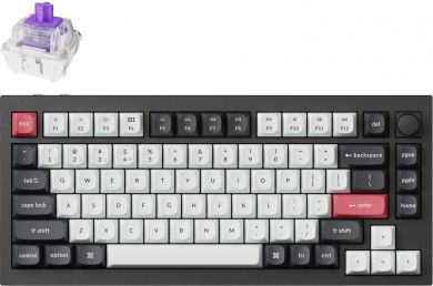 Keychron KEYBOARD WRL Q1 HE RGB/CARBON BLACK Q1H-M1 KEYCHRON Q1H-M1 | Elektrika.lv