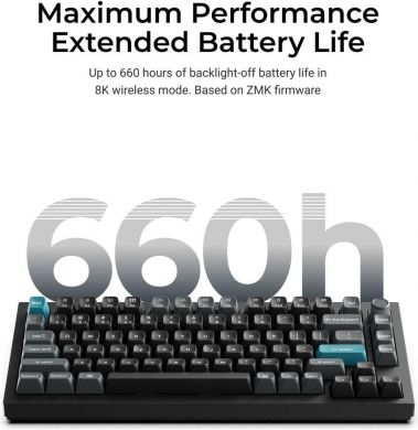 Keychron KEYBOARD WRL Q1 ULTRA/BLACK Q1U-M4 KEYCHRON Q1U-M4 | Elektrika.lv