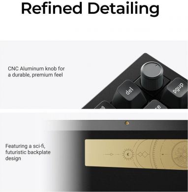 Keychron KEYBOARD WRL Q1 ULTRA/BLACK Q1U-M4 KEYCHRON Q1U-M4 | Elektrika.lv