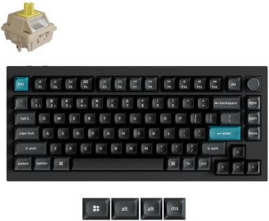 Keychron KEYBOARD WRL Q1 ULTRA/BLACK Q1U-M4 KEYCHRON Q1U-M4 | Elektrika.lv