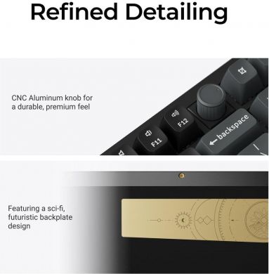 Keychron KEYBOARD WRL Q3 ULTRA/BLACK Q3U-M3 KEYCHRON Q3U-M3 | Elektrika.lv