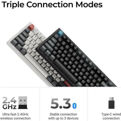 Keychron KEYBOARD WRL Q3 ULTRA/BLACK Q3U-M3 KEYCHRON Q3U-M3 | Elektrika.lv