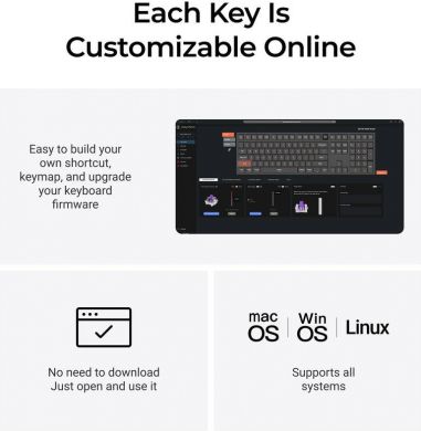 Keychron KEYBOARD WRL Q6 HE RGB/SHELL WHITE Q6H-P1 KEYCHRON Q6H-P1 | Elektrika.lv