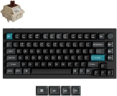 Keychron KEYBOARD WRL Q1 ULTRA/BLACK Q1U-M3 KEYCHRON Q1U-M3 | Elektrika.lv