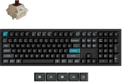 Keychron KEYBOARD WRL Q6 ULTRA/BLACK Q6U-M3 KEYCHRON Q6U-M3 | Elektrika.lv