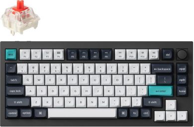 Keychron KEYBOARD WRL Q1 MAX RGB/CARBON BLACK Q1M-M1 KEYCHRON Q1M-M1 | Elektrika.lv