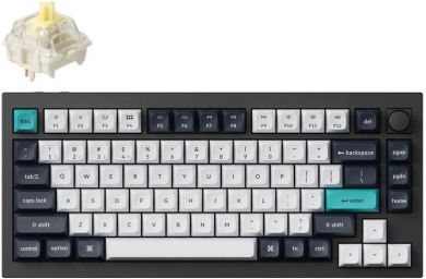 Keychron KEYBOARD WRL Q1 MAX RGB/CARBON BLACK Q1M-M4 KEYCHRON Q1M-M4 | Elektrika.lv