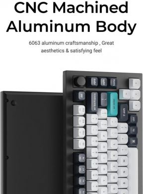 Keychron KEYBOARD WRL Q1 MAX RGB/CARBON BLACK Q1M-M4 KEYCHRON Q1M-M4 | Elektrika.lv