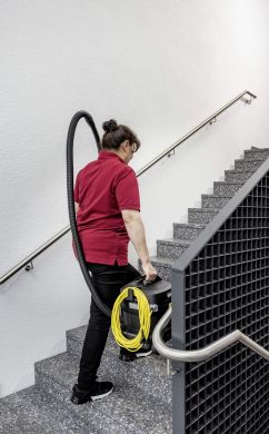 KARCHER Vacuum Cleaner KARCHER Input power 850 W Dust capacity 11 L Drum vacuum Cleaning type Dry Dust container Dust bag Colour Black 1.527-222.0 1.527-222.0 | Elektrika.lv