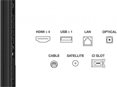 TCL TV Set TCL 85 " 4K Ultra HD 3840 x 2160 pixels Flat 16:9 QLED 85P89K 85P89K | Elektrika.lv