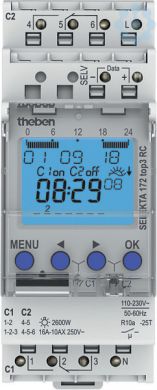 Theben Digital time switch for distribution board 1720330 | Elektrika.lv