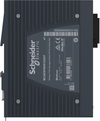 Schneider Electric Modicon PoE (Power over Ethernet) Managed Switch - 8 Gigabit ports for copper - extended temperature MCSESP083F23G0T | Elektrika.lv