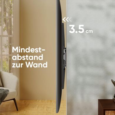  TV SET ACC WALL MOUNT/55-100"/BLACK UF4-B ONKRON UF4-B | Elektrika.lv