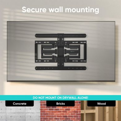  TV SET ACC WALL MOUNT /32-90"/BLACK SM6-B ONKRON SM6-B | Elektrika.lv