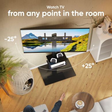  TV SET ACC FLOOR STAND /32-65"/BLACK TS5550-B ONKRON TS5550-B | Elektrika.lv