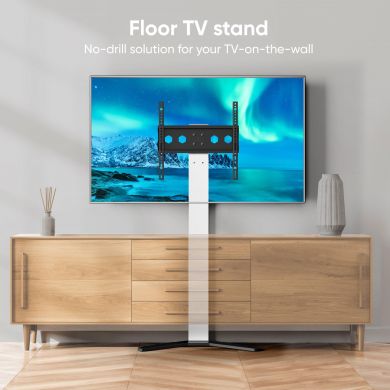  TV SET ACC FLOOR STAND /26-65"/WHITE TS1140-W ONKRON TS1140-W | Elektrika.lv