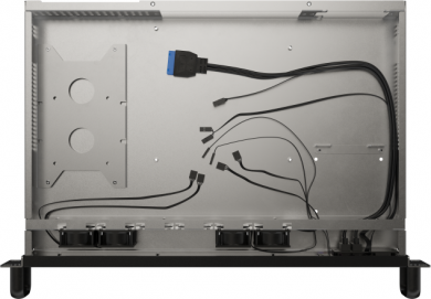 Lanberg Lanberg Rackmount server chassis ITX 300/10 19"/1U | SC01-3001-10B | Black SC01-3001-10B