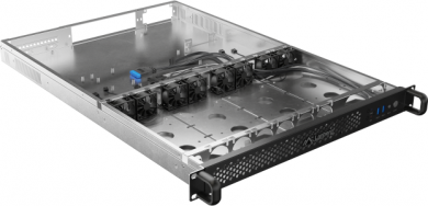 Lanberg Lanberg Rackmount server chassis E-ATX 650/12 19"/1U | SC01-6501-12B | Black SC01-6501-12B