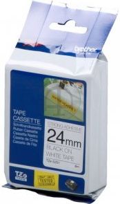 brother Brother | TZe-S251 Strong Adhesive Laminated Tape | Black on White | TZe | 8 m | 2.4 cm TZES251