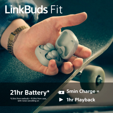 Sony Sony Headphones | WF-LS910N LinkBuds Fit | Bluetooth | In-ear | Noise canceling | Wireless | Green WFLS910NG.CE7