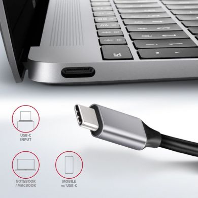 AXAGON AXAGON SuperSpeed USB-C COMBO 6in1 Hub | HMC-6GL HMC-6GL