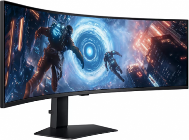 Samsung Samsung | LS49FG910EUXEN | 49 " | VA | DQHD | 32:9 | 144 Hz | 1 ms | 5120 x 1440 pixels | 350 cd/m&sup2; | HDMI ports quantity 2 | Black LS49FG910EUXEN