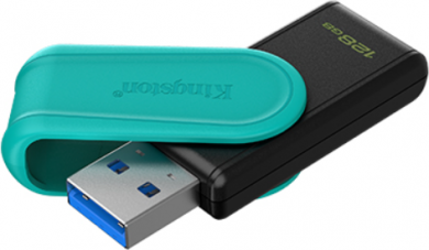 Kingston Kingston USB Flash Drive | DataTraveler Exodia S | 128 GB | USB 3.2 Gen 1 | Black/Turquoise DTXS/128GB