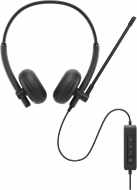 Dell Dell | Headset | WH125 | Built-in microphone | USB Type-A | Black 520-BBLV